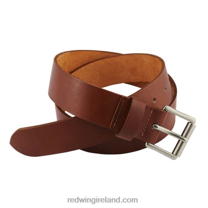 Style 96502 Leather Belt Men's Belt in Pioneer Leather Red Wing 2N8V8300 Oro