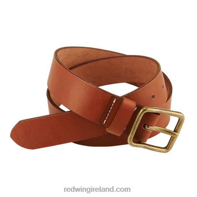Style 96548 Leather Belt Men's Belt in Dakota Leather Red Wing 2N8V8307 Russet