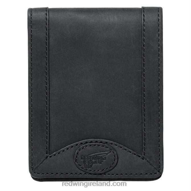 Style 96579 Tri-Fold Wallet Unisex Wallet in Leather Red Wing 2N8V8297 Black