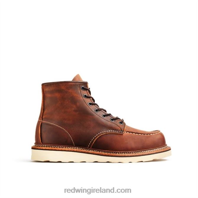 Heritage - Style 875 Classic Moc Men's 6-Inch Boot in Legacy Leather Red Wing 2N8V8172 Copper