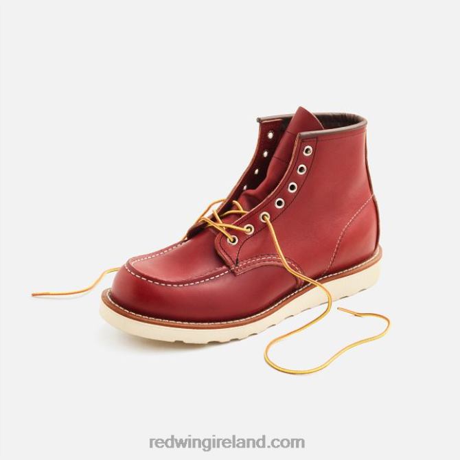 Heritage - Style 8849 Classic Moc Men's 6-Inch Boot in Prairie Leather Red Wing 2N8V8176 Russet