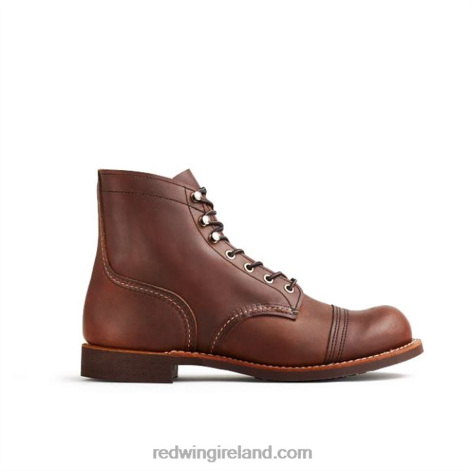Heritage - Style 8083 Iron Ranger Men's 6-Inch Boot in Muleskinner Leather Red Wing 2N8V8168 Amber