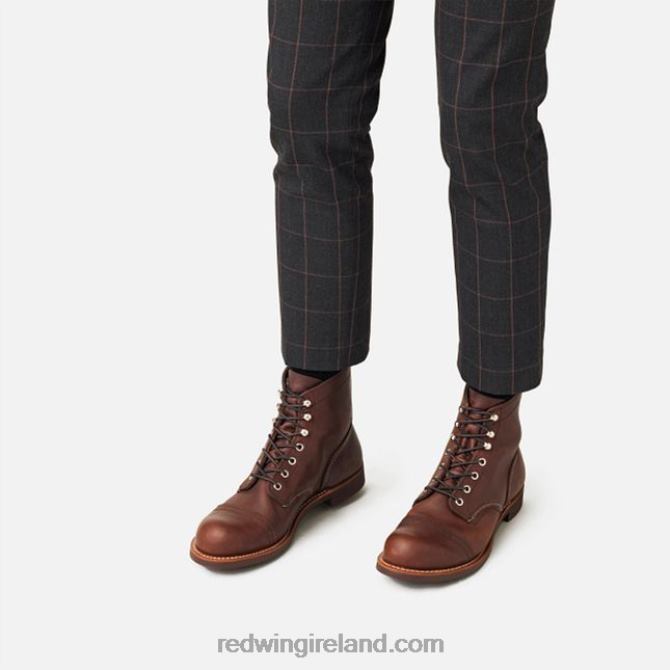 Heritage - Style 8083 Iron Ranger Men's 6-Inch Boot in Muleskinner Leather Red Wing 2N8V8168 Amber