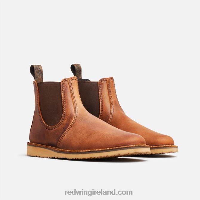 Heritage - Style 3404 Clara Women's Heeled Boot in Legacy Leather Red Wing 2N8V8179 Copper