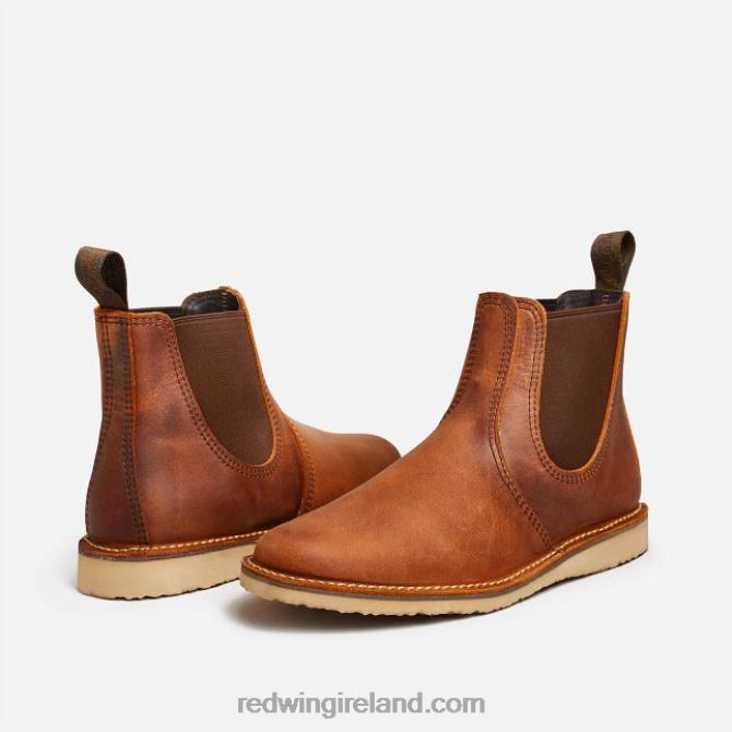 Heritage - Style 3404 Clara Women's Heeled Boot in Legacy Leather Red Wing 2N8V8179 Copper