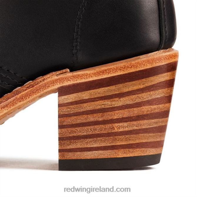 Heritage - Style 3406 Clara Women's Heeled Boot in Harness Leather Red Wing 2N8V8181 Black