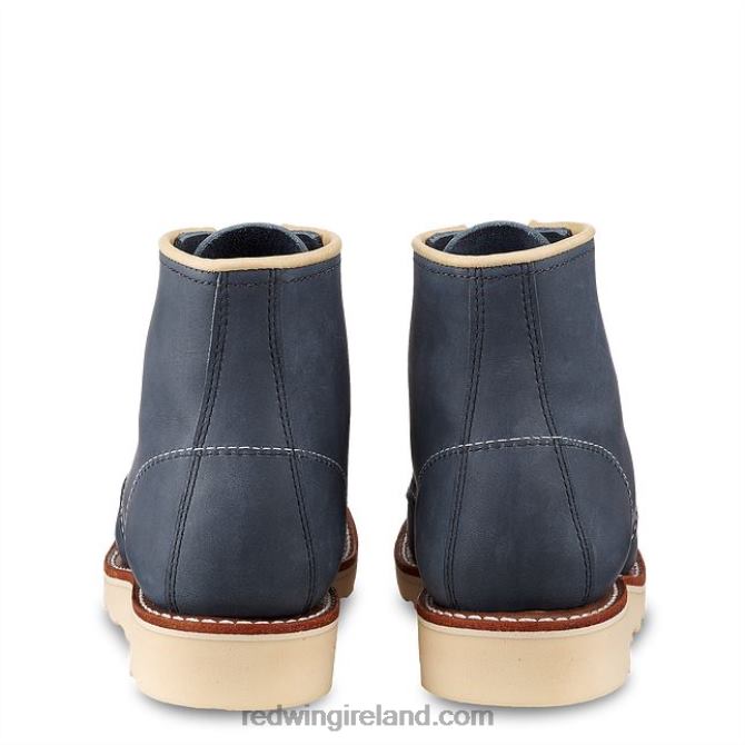 Heritage - Style 3383 6-Inch Classic Moc Women's Short Boot in Boundary Leather Red Wing 2N8V8190 Indigo