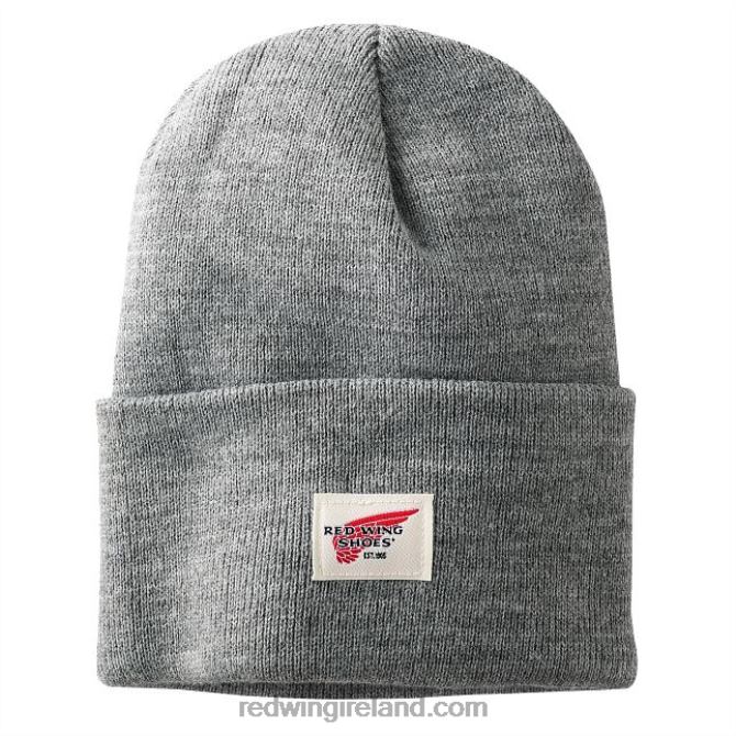 Style 97436 Logo Knit Beanie Hat Unisex Knit Watch Hat Red Wing 2N8V8263 Heather