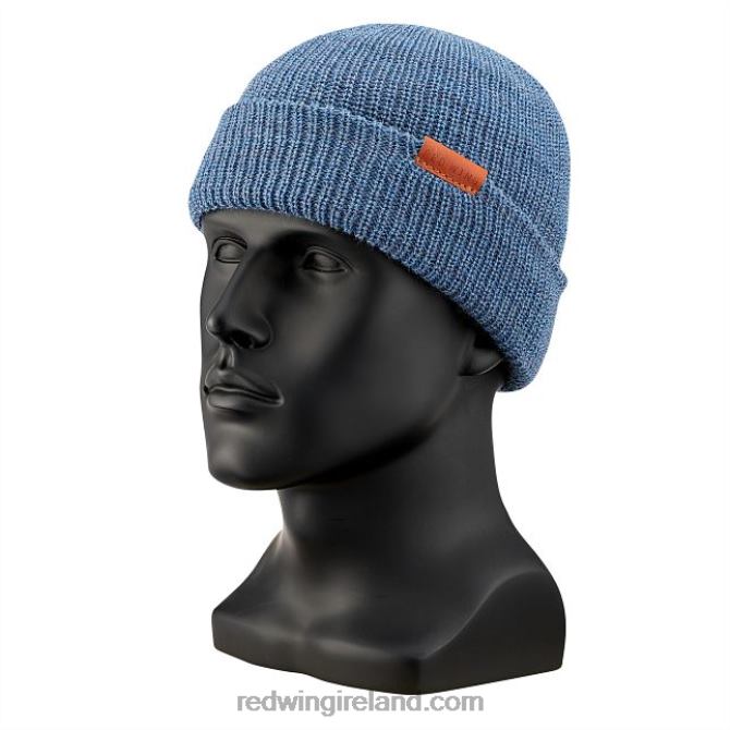Style 97455 Wing Logo Knit Beanie Hat Unisex Knit Watch Hat Red Wing 2N8V8271 Blue
