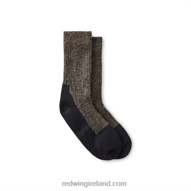 Style 97301 Merino Wool 3/4 Crew Work Sock Women's Merino Wool 3/4 Crew Sock Red Wing 2N8V8219 Black