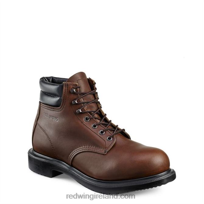 Work - Style 2216 LoggerMax Men's 9-inch Waterproof, Safety Toe Logger Boot Red Wing 2N8V865 Brown