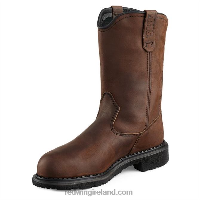 Work - Style 2405 SuperSole 2.0 Men's 11-inch Safety Toe Pull-On Boot Red Wing 2N8V8121 Brown