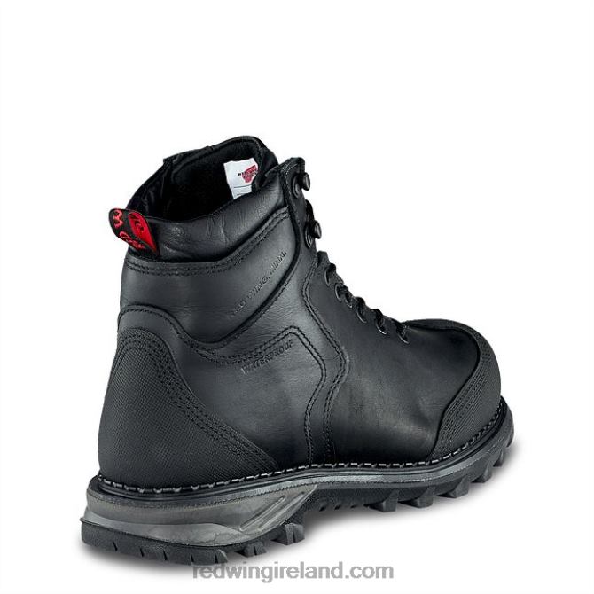 Work - Style 2410 Burnside Men's 6-inch Waterproof Safety Toe Boot Red Wing 2N8V8108 Black