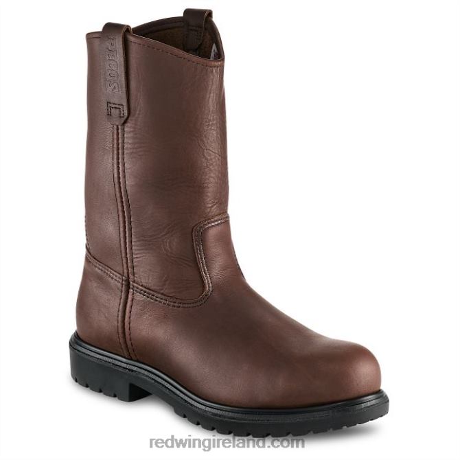 Work - Style 2452 Exos Lite Men's 6-inch Waterproof Safety Toe Boot Red Wing 2N8V8100 Brown