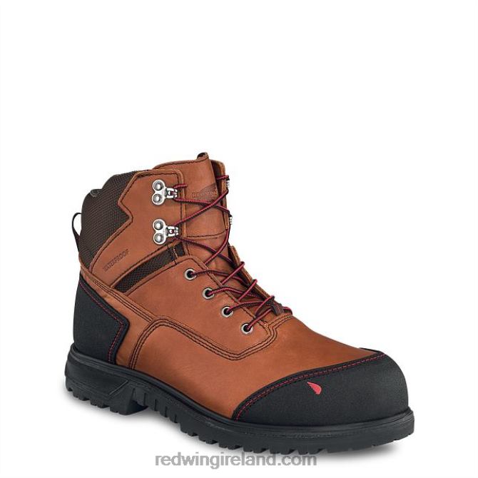 Work - Style 3516 King Toe ADC Men's 8-inch Waterproof CSA Metguard Safety Toe Boot Red Wing 2N8V8102 Brown