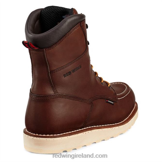 Work - Style 3530 King Toe Men's 8-inch Waterproof CSA Metguard Safety Toe Boot Red Wing 2N8V895 Brown