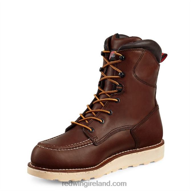 Work - Style 3530 King Toe Men's 8-inch Waterproof CSA Metguard Safety Toe Boot Red Wing 2N8V895 Brown