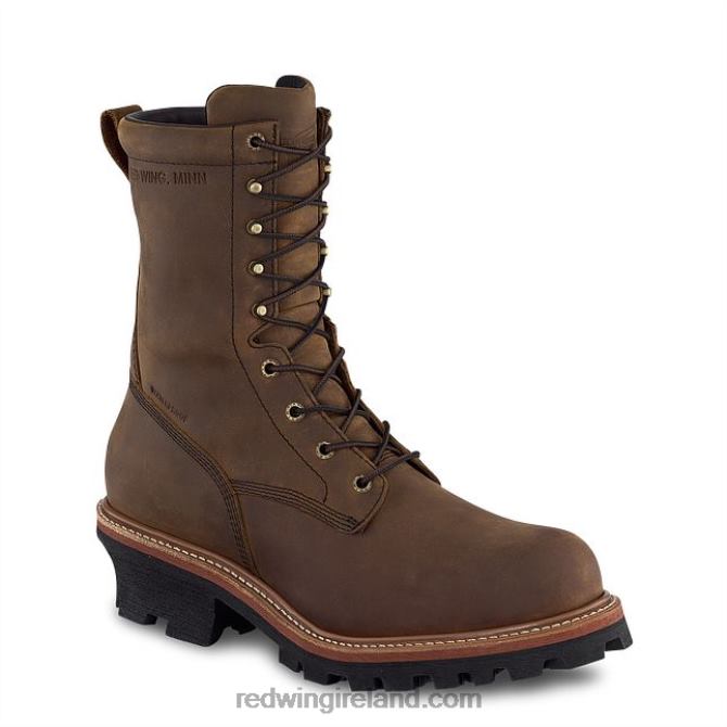 Work - Style 402 SuperSole Men's 8-inch Soft Toe Boot Red Wing 2N8V8116 Brown