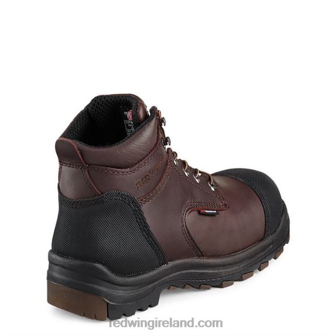 Work - Style 4217 DynaForce Men's 6-inch Waterproof Safety Toe Boot Red Wing 2N8V8128 Brown