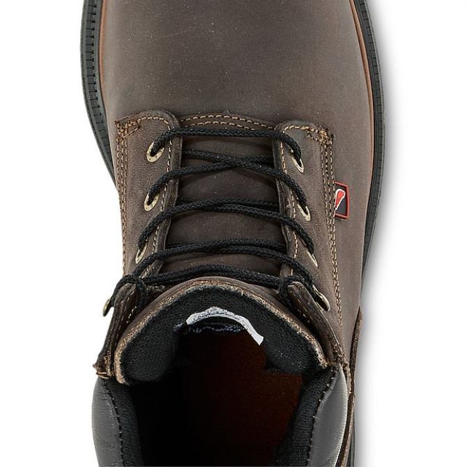 Work - Style 4420 LoggerMax Men's 9-inch Waterproof Safety Toe Boot Red Wing 2N8V8114 Brown