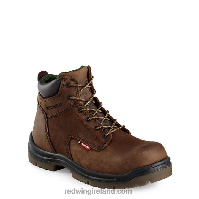Work - Style 4456 King Toe Men's 6-inch Safety Toe Metguard Boot Red Wing 2N8V8111 Brown