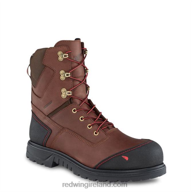 Work - Style 4499 TruWelt Men's 10-inch Waterproof Safety Toe Metguard Boot Red Wing 2N8V867 Brown