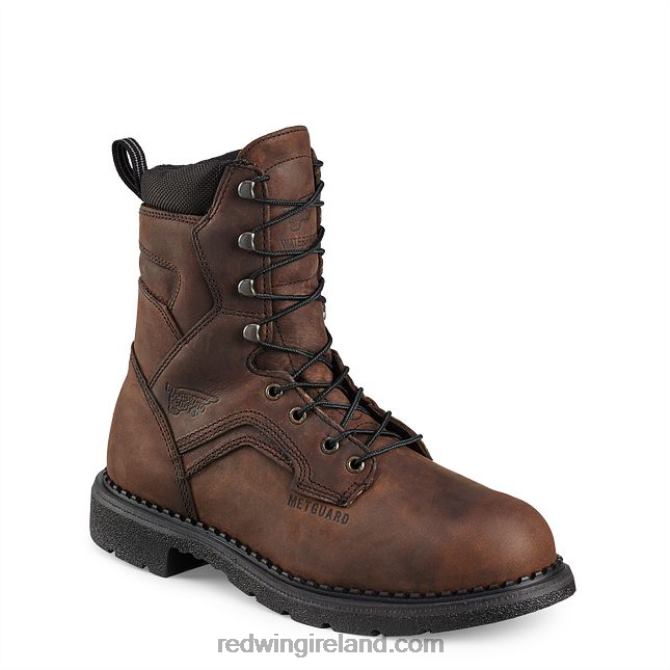 Work - Style 604 SuperSole 2.0 Men's 6-inch Waterproof Soft Toe Boot Red Wing 2N8V870 Brown