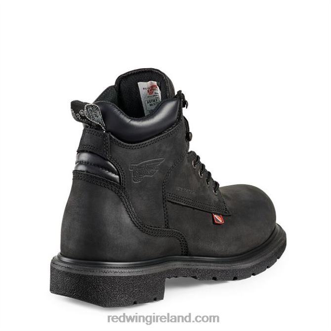Work - Style 6670 TruHiker Men's 6-inch Waterproof Safety Toe Hiker Boot Red Wing 2N8V8129 Black