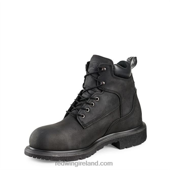 Work - Style 6670 TruHiker Men's 6-inch Waterproof Safety Toe Hiker Boot Red Wing 2N8V8129 Black