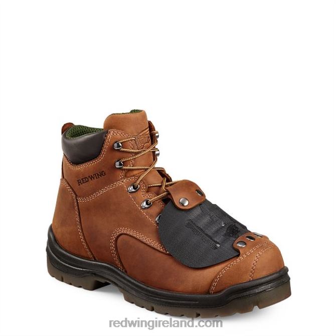 Work - Style 6674 TruHiker Men's 6-inch Waterproof Safety Toe Hiker Boot Red Wing 2N8V8112 Brown