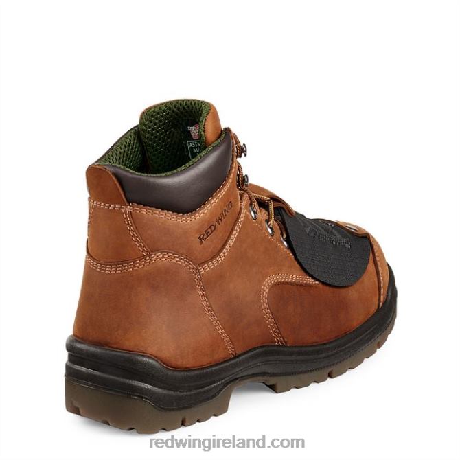 Work - Style 6674 TruHiker Men's 6-inch Waterproof Safety Toe Hiker Boot Red Wing 2N8V8112 Brown
