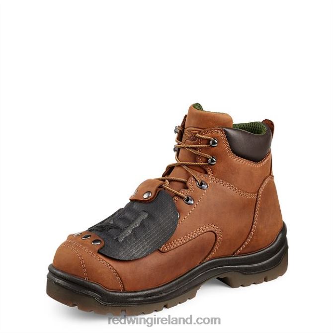 Work - Style 6674 TruHiker Men's 6-inch Waterproof Safety Toe Hiker Boot Red Wing 2N8V8112 Brown