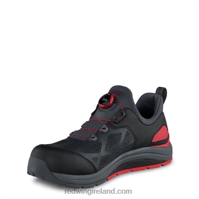 Work - Style 6338 Athletics Men's Safety Toe Athletic Work Shoe Red Wing 2N8V8135 Black/Red