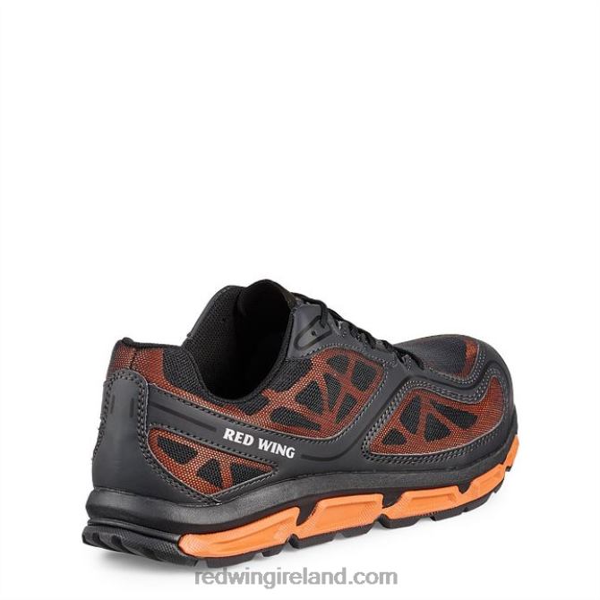Work - Style 8336 CoolTech Athletics Men's Soft Toe Athletic Work Shoe Red Wing 2N8V8136 Black/Orange