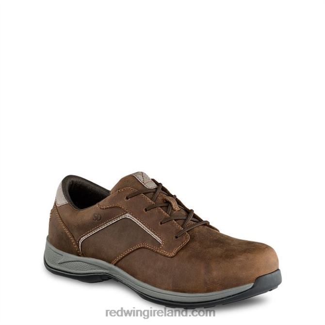 Work - Style 8712 ComfortPro Men's Soft Toe Oxford Red Wing 2N8V8143 Brown