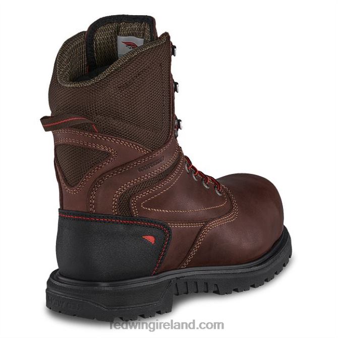 Work - Style 2444 Traction Tred Lite Women's 6-inch Waterproof Safety Toe Boot Red Wing 2N8V8154 Brown