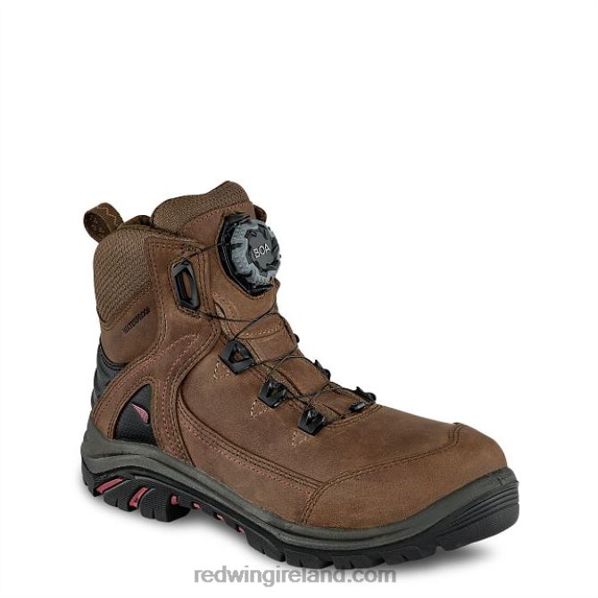 Work - Style 3542 Tradeswoman Women's 6-inch Waterproof CSA Safety Toe Hiker Boot Red Wing 2N8V8152 Brown