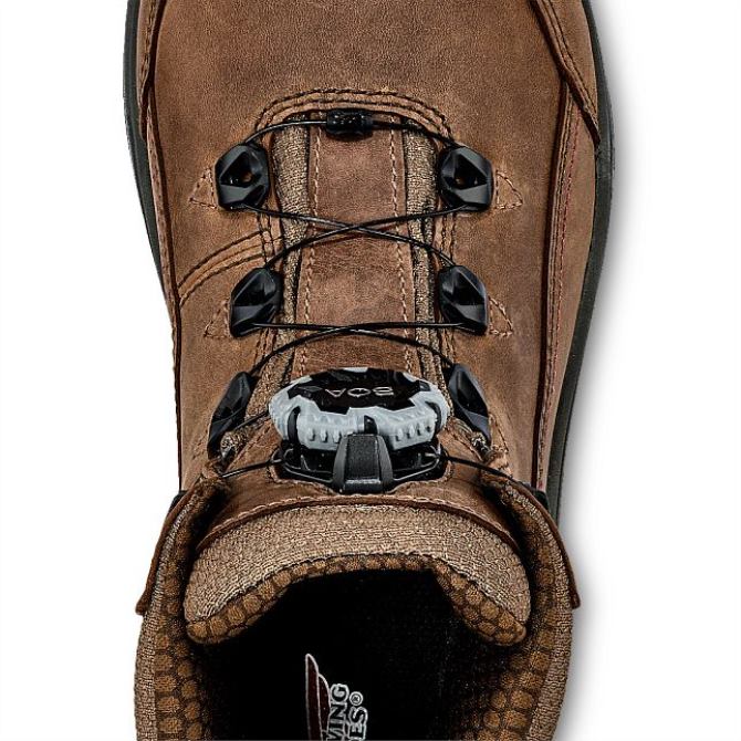 Work - Style 3542 Tradeswoman Women's 6-inch Waterproof CSA Safety Toe Hiker Boot Red Wing 2N8V8152 Brown